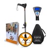 XIJIXI Measuring Wheel Digital Display,Folding Portable Distance Measurement Wheel,12.5”Diameter Wheel,Carrying