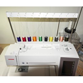 WatchMe3D Janome Memory Craft 550E/500E embroidery machine thread organizer- Version 2.0!