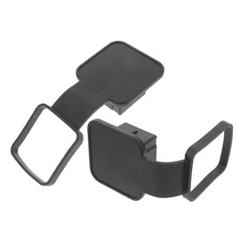 ABOOFAN 2pcs Rubber Trailer Hook Cover for Off Road Vehicles Flexible Hitch Receiver Cap Easy Install Removal Compatible with Trucks Suvs and Cars