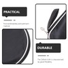 Black Half Round Pong Paddle Storage Bag 180-Degree Opening Compact