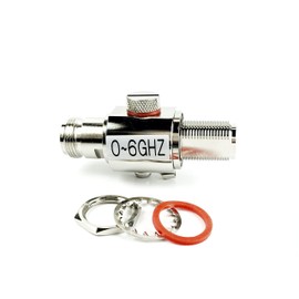 GIZWIZ RF Coaxial Lightning Arrestor High Voltage Surge Protecter N Female to N Female 0-6GHz