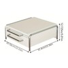 Sonhomay Kitchen Organizer Stand with Drawer, Coffee Pod Holder Carbon