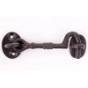 Black Cabin Hook 4-Inch Traditional Cast Iron Fancy Cabin Hook