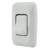 Single SPST On-Off Switch with Bezel, 12-Volt, for RV, Trailer,