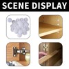 100 Pcs White Screws Caps Cover, 17mm Plastic Screw Caps