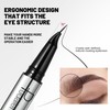 2 Pack Curved Eyebrow Pen and Eyeliner, 2 in 1