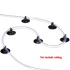 HONBAY 20pcs Aquarium Black Sucker Clip Suction Cups Airline Tubing