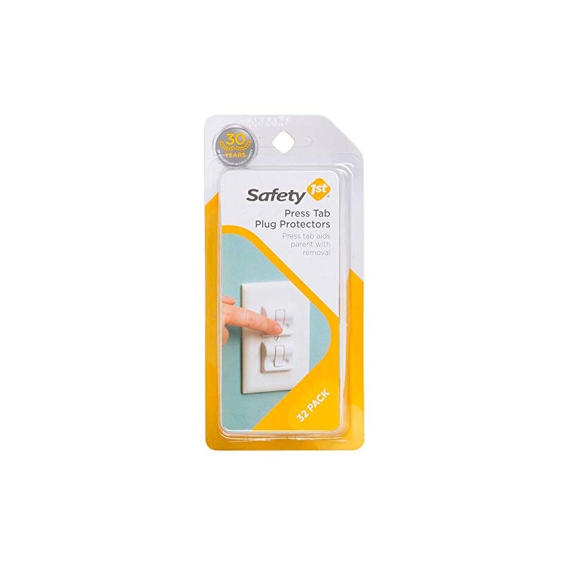 Safety 1st Press - Protectores de enchufe (32 unidades)