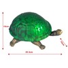 20.3cm Turtle/Tortoise Design Mottled Green Stained Glass Tiffany Look Table
