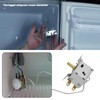 YINETTECH 1x Fridge Freezer Thermostat Cold Temperature Controller 220V-250V 2-Pin