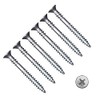 TERF® Drywall Screw with Reverse Thread Gimlet Point Screws Zinc