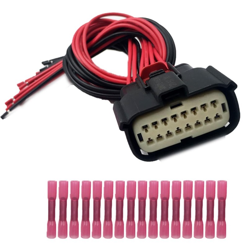 LIZAPUS Headlights Connector Pigtail Compatible with Ram 1500 2019-2025 68533273AB