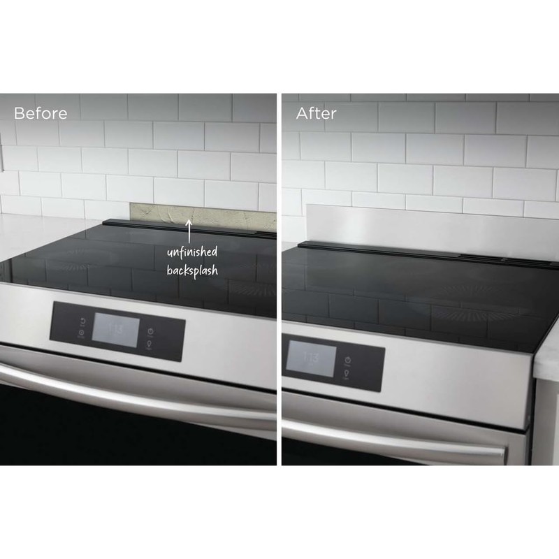 Frigidaire 11NBBKGDSS Front Control Freestanding Range Universal Backguard, Stainless Steel