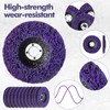 Landhoow 20 Pcs Strip Discs Rust Remover Wheel 4" x