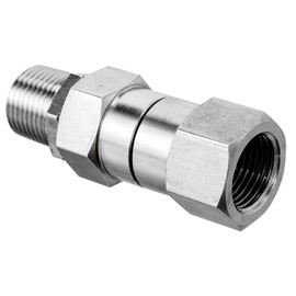 Raincovo Pressure Washer Swivel, 3/8 Inch NPT Thread Pressure Washer Fittings, 5000 PSI, Stainless Steel