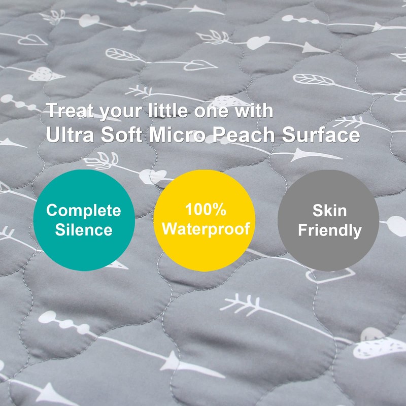 Playard Mattress Cover -for Square Play Yard, Perfect for New
