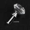 [12 PCS] 30mm Crystal Clear Glass Cabinet Drawer Pulls, Attom