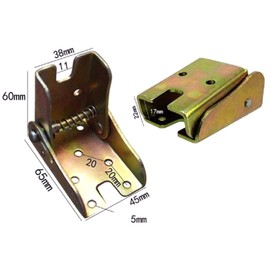 4 Pack Folding Bracket-Self-Locking Hinge-Leg Fittings and Angle Braces-for Folding Legs ， Folding Worktables ，Kitchen Folding Table (Colors)