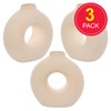 Baker Ross FX702 Ceramic Donut Vases - Pack of 3,