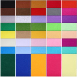 CORHAD 40pcs Craft Felt Sheets Nonwoven Fabric for DIY Projects Thick Texture for Sewing Patchwork and Creative Crafts