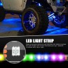 KEEPDSGN 6 PCS RGB Underglow LED Turn Signal Light Strips