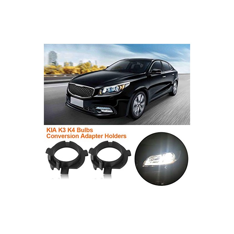 H7 LED Headlight Adapter, 1 Pair Plastic H7 LED Retainer