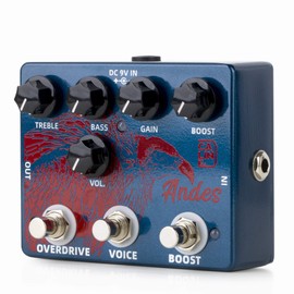 Caline DCP-11 Andes Boost Overdrive Dual Guitar Effects Pedal