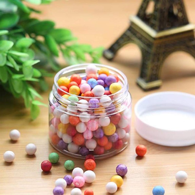 Clear Empty 10 Gram/ 10ML Plastic Pot Jars, Cosmetic Containers