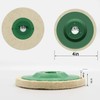 ANCIRS 5 Pack 4 Inch Round Wool Felt Disc Wheel