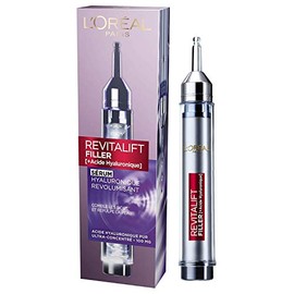 L'Oréal Paris - Revolumisierendes Hyaluron-Serum – Anti-Aging-Gesichtspflege – Revolutionärer Diffusor – Konzentrat aus Hyaluronsäure – alle Hauttypen – Revitalift Filler – 16 ml