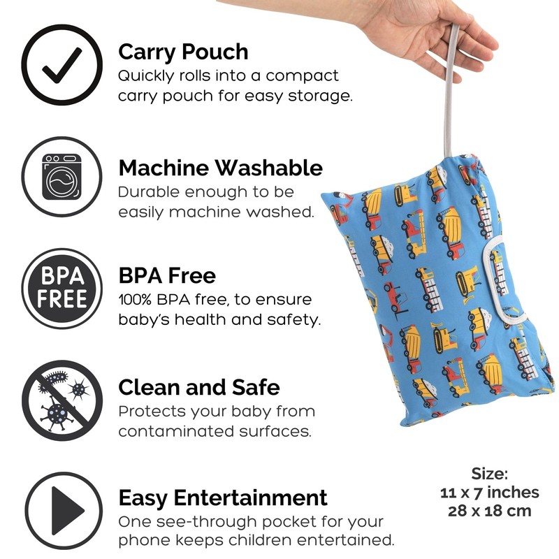 Suessie Shopping Cart Cover and High Chair Cover, Construction