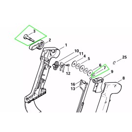 Stihl BR320, BR320L, BR400, SR320, SR400 Throttle Pin, 4203-182-8950 Sealed OEM