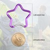 SWATOM Aluminum Star Shape Carabiner Clip Spring Snap Hook Keyring