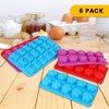 6PCS Silicone Molds Puppy Dog Paw and Bone, Elegant Chocolate
