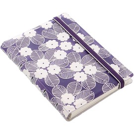 Filofax B115072U Refillable Notebook, Pocket Size, 112 ruled moveable pages. Includes 4 Indexes (one with pocket), page marker and elastic closure, Purple & White