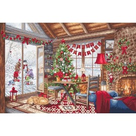L8105 Christmas Cabin/Counted Cross Stitch kit