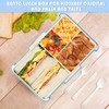 Biioistle Bento Box Lunch Box, 4 Compartments Lunch Box with