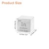 sourcing map Indium Cube, 0.5 Inch High Density Metal Element