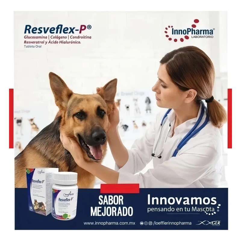 Resveflex-p 100 Tab Condroprotege Articulaciones Perro/gato