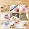 SUPEASY Gold Desk Organiser and Accessories Office Supplies, 10-Piece Set