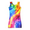 Gymnastics Leotards for Girls 8-9 Years Old Sparkly Rainbow Ray
