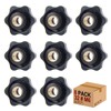 Star Grip Nut Star Nuts Pack of 8 M6 ×