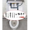 10-Piece Drain Snake Cutter and Auger Set Fits For RIDGID