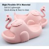 Sugmzox Kids Pool Summer Slippers Swan Open-Toe Toddler Slides Pink