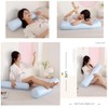 Cool Touch Cooling Body Pillow, Cylindrical Pillow, Cylindrical Shape, 15.7