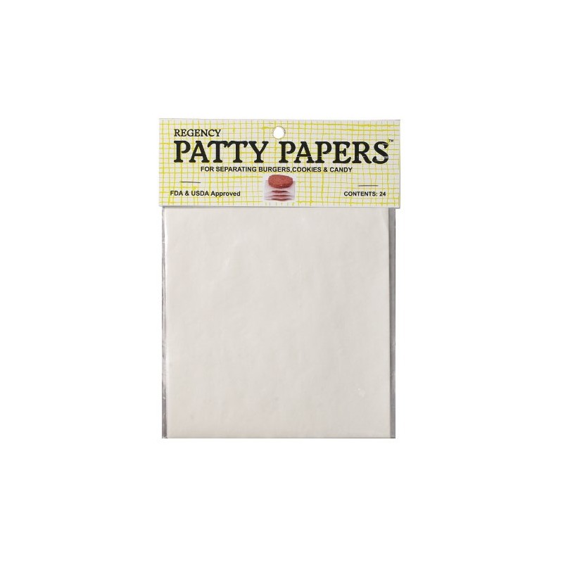 Regency Hamburger Patty Papers, 24 Count