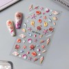 CharmeFleur 5D Embossierte Muschel und Seestern Nagelkunst Aufkleber Dekale Sommer