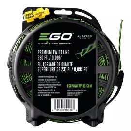 EGO AL2470B Premium Twist Line 230 FT. of 0.095" Trimmer Line for EGO Trimmers