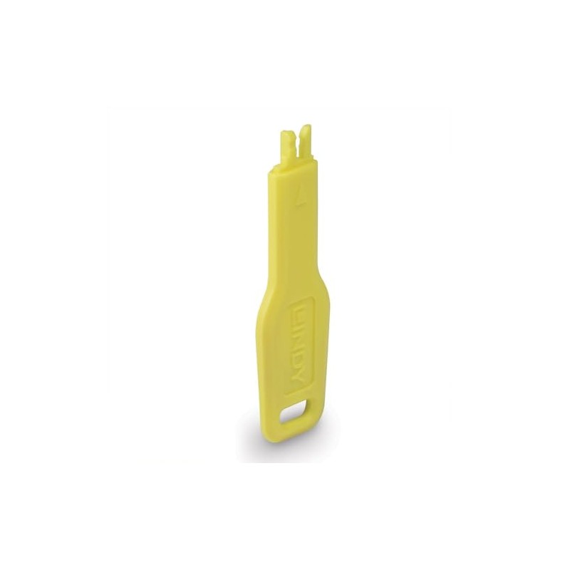 LINDY RJ45 Port Lock Key, Yellow