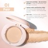 UCANBE Polvos compactos y base de maquillaje 2 en 1,